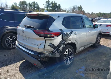 2022 Nissan Rogue Sv Intelligent Awd from USA, damaged, VIN 5N1BT3BB0NC712090